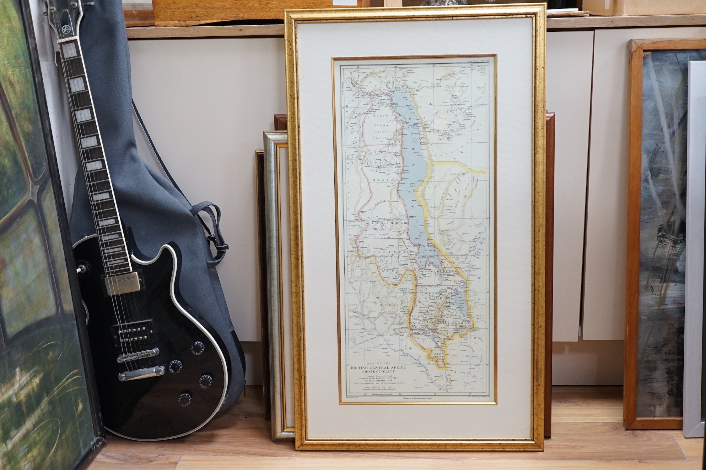John Bartholomew / The XXth Citizens Atlas, Maps of British Central Africa Protectorate and Central and South Africa, 67 x 30cm and 43 x 34cm